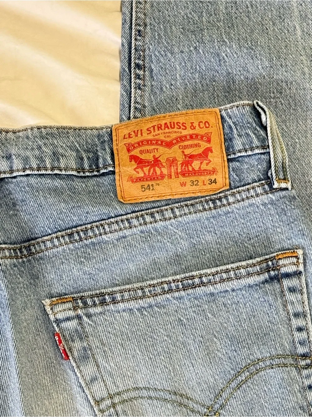 Levi's Light Blue Straight Leg Jeans